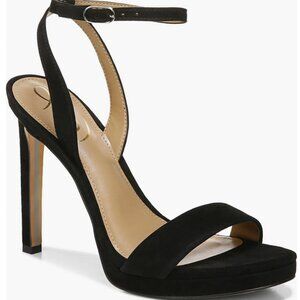 Sam Edelman, Jade Ankle Strap Sandal, Black, Size 10